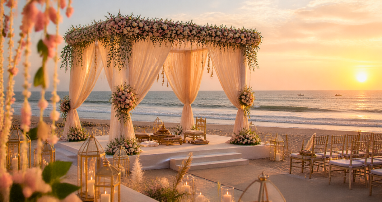 Mandap Design for Puri Beach Weddings: Sea, Sand, and Sacred Space