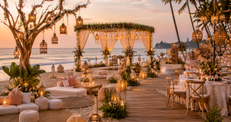 Beach Wedding Decor in Puri: What Works on Sand and Sea