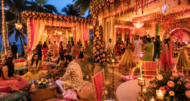 Mehendi and Sangeet Decoration in Puri: Indoor and Outdoor Options